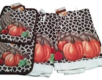 Kitchen Towel 5 Pack Fall Pumpkin Cornucopia Set.oven Mitt & Pot Holder. Fixed Price $10.49.