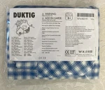Ikea Children's Apron Oven Gloves And Kitchen Towels Play Set Blue Duktig Nwt. Fixed Price $12.99.