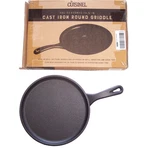 New Cuisinel Pre-seasoned Cast Iron 10.5" Griddle Pan Indoor Outdoor. Fixed Price $17.99.