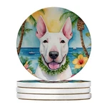 Carolines Treasures DAC6425RCS4 X In. English Bull Terrier Luau Sandstone.... Fixed Price $35.71.