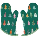 Now Designs Oven Mitts, Glitzmas - Set Of (JOM2589D). Fixed Price $43.99.