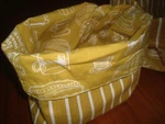 Ikea Glanta Bread Basket Golden Mustard Yellow Buns Pastry Dining Table Noop Nos. Fixed Price $12.95.