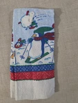 Holiday Time Penguin Snowflakes Cotton Kitchen Towels Set Machine Washable. Fixed Price $13.47.