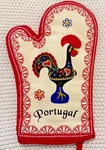 Portugal Kitchen Hand Oven Mitt Rooster Traditional Design Collectible Nwot. Fixed Price $5.00.