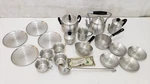 Creative Playthings Aluminum Kitchen Set Children Toy Tea Pot Plate Made Italy. Fixed Price $44.99.