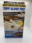 One Pair Beige Tuff Hot Surface Protective Gloves For Kitchen And Bbqs. Fixed Price $15.99.