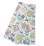 Cuisinart Towels 2 Pc Set Flowers With Bows Kitchen Dish Hand Cotton Velour. Fixed Price $16.95.
