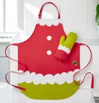 Williams Sonoma The Grinch Apron And Mitt Oven Glove Adult Size New. Fixed Price $49.95.