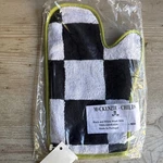 Retired Mackenzie Childs Courtly Check Wash Mitt. Nip. Fixed Price $24.00.