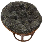 Blazing Needles Patterned Tapestry Papasan Chair Cushion 52 X 6 Congo. Fixed Price $135.78.