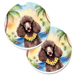 Carolines Treasures DAC6499CARC 2.5 X In. Chocolate Poodle Luau Cup Holde.... Fixed Price $23.36.