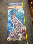'splitting Of The Sea' Arttrivet Table Runner. Fixed Price $45.00.