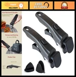 Detachable Pot Handles Set With Silicone Oven Mitts, Heat Resistant Universal. Fixed Price $43.99.
