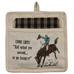 Triple "r" Pocket Pot Holder Dishtowel Set Gift Khaki Black Park. Fixed Price $16.11.