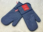 Sur La Table Kitchen Essentials Heat Resistant Oven Mitt 2-PACK, Navy 7" X 13". Fixed Price $13.99.