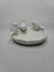 Ceramic Leaf Dish With Birds. Fixed Price $30.00.