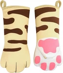 1 Pair Cute Cat Claws Heat Resistant Cooking Baking Gloves Non-slip Kitchen Oven. Fixed Price $24.74.