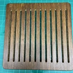Big Wooden Trivet Handmade 11.5 X Inches. Fixed Price $28.00.