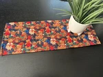 Christmas Mini Table Runner Toilet Tank Topper Lined 20X7.5 Bears. Fixed Price $10.00.