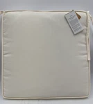 Pottery Barn Piped Outdoor Canvas Dining Chair Cushion Neutral #21. Fixed Price $69.30.