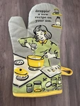 Droppin' New Recipe On Your Ass Funny & Cute Oven Mitt, Home Kitchen Gifts.... Fixed Price $7.99.