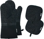 4PCS Oven Mitts And Pot Holders Set, 572F Heat Resistant Glove, Soft Cotton. Fixed Price $32.95.