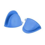 6PCS Blue Mini Oven Mitts Tpe Heat Resistant Kitchen Pinch Pot Holder Grip. Fixed Price $15.46.