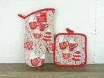 Christmas House Oven Mitt & Pot Holder Kitchen Decor Home Collection. Fixed Price $7.31.