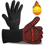 Mvzawino Premium Bbq Gloves, 1472 F Extreme Heat Resistant Oven Grilling. Fixed Price $14.60.