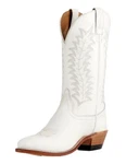Old Western Boots Womens Leather Round Pull On White OW2043L. Fixed Price $139.95.