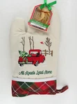 Anastasia Gourmet Oven Mitt Kitchen Christmas 'all Roads Lead Home' & Cookie Mix. Fixed Price $9.95.
