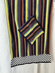 Mackenzie Childs Covent Garden Stripe Check Bath Towel W/ Wash Cloth. Fixed Price $53.99.