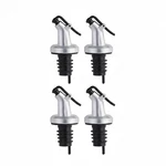 Chef Pourer & Spout, Oil, Vinegar, Liquor, Wine Bottle, Bpa Free, Pack Of 4. Fixed Price $14.95.