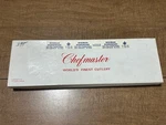Chefmaster Worlds Finest Cutlery Kitchen Delite 2 Knife Boxed Set (unused). Fixed Price $30.00.