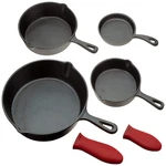 Crucible Cookware Cast Iron Skillets Set Of 4 Pre-seasoned 10 Inch 5.1. Fixed Price $63.12.