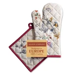 Maison Hermine Cotton Oven Mitt & Pot Holder Set Thick Heat-resistant Ki.... Fixed Price $42.23.