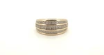 Men's 10CT Yellow Gold Straight Diamond Set Ring (size P) - 505862. Fixed Price $502.23.