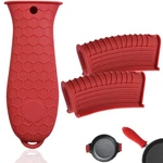 Hzmm 3 Pack Silicone Hot Handle Holder, Assist Pan Sleeve Pot. Fixed Price $13.99.