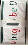 Women Owned Double Oven Mitt Cotton White Green Red 7X36IN 234-10-0472. Fixed Price $12.00.