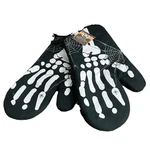 2PC-SKELETON Hand Oven Gloves Mitts Gothic Black White Steampunk Novelty Kitchen. Fixed Price $12.97.