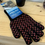 1 Bbq Grill Oven Glove Silicone Fiber Blue Rhino Black Heat Resistant Up To 450F. Fixed Price $21.00.