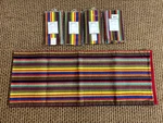 Fiesta Brand Ware Napkins Set Of 8 Striped Nwt & Table Runner. Fixed Price $24.95.