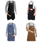 Adjustable Bib Apron Pockets Kitchen Cooking Men Chef Work Tool Bbq. Fixed Price $20.99.