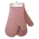 Kitchenaid Set 2 Rose Soft Ribbed Silicone Oven Mitt 7.5 In X 13 New. Fixed Price $21.99.