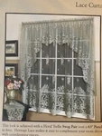 Heritage Lace Curtains Floral Trellis 60" X 17" Valance Linen (tan) New Usa. Fixed Price $10.00.