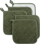 Cotton Kitchen Everyday Basic Terry Pot Holder Heat Resistant Coaster. Fixed Price $14.29.