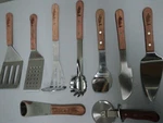 Kitchen Cutlery/utensils/ Wood Handles Liberty Pattern Company Set Of 9. Fixed Price $89.99.
