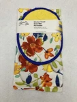 Fiesta Floral Kitchen Towel, Oven Mitt And Pot Holder Set Montauk New With Tags. Fixed Price $15.95.