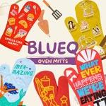 Blueq Funny Oven Mitts In 36 Hilarious Styles Hangable Thermal Pot Holder. Fixed Price $16.99.