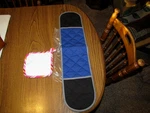 Lot 2 Piece Kitchen Bbq Cook Grill Set 7" Pot Holder & Double Oven Mitten. Fixed Price $8.99.